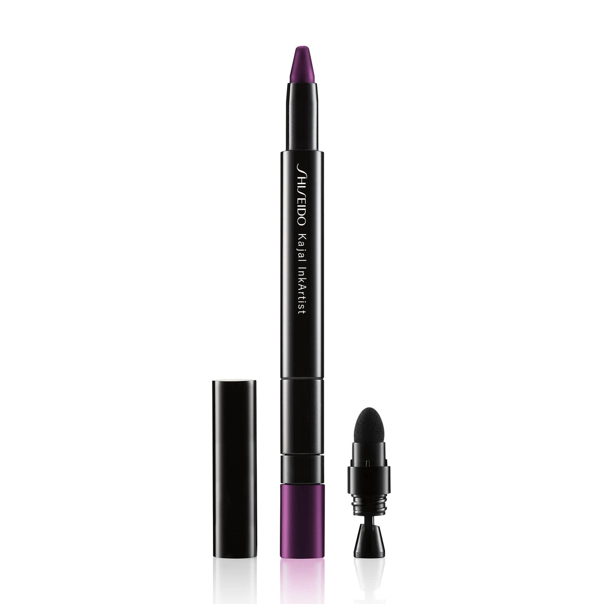 Shiseido Kajal InkArtist, Plum Blossom 05-4-in-1 Liner, Kajal, Eyeshadow & Brow Color - Smudge Resistant, Crease Proof & Waterproof - Includes Detachable Sharpener & Built-In Sponge