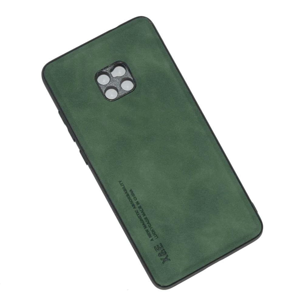 Kepuch Silklike Case for Huawei Mate 20 Pro - Cover Bumper Built-in Metal Plate for Huawei Mate 20 Pro - Green
