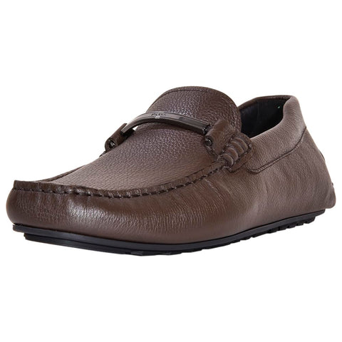 Noel Grain Leather Tonal Loafer Shoe