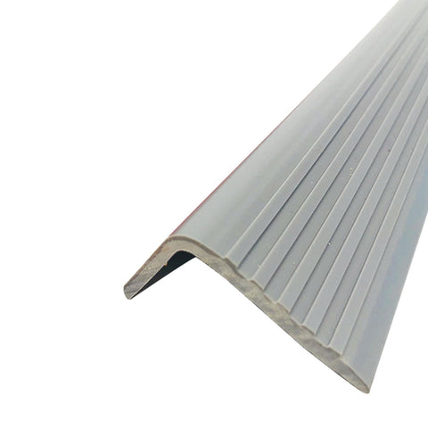 Chaoyilian Anti Slip Stair Nosing,Stair Step Edge Trim,Stair Nose Molding,Step Edge Protector,Super Grip,Self-Adhesive Non-Slip,With Anti Slip Fluted,Easy To Install,For Concrete Marble Metal Stairs