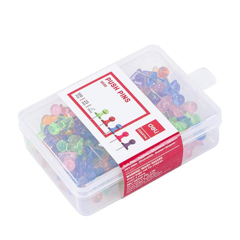 deli Push Pin, Metal, Assorted, S