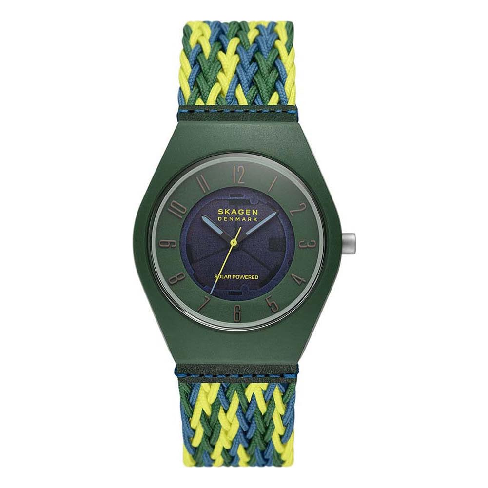 Skagen Men Analogue Quartz Watch with Fabric Strap SKW6881