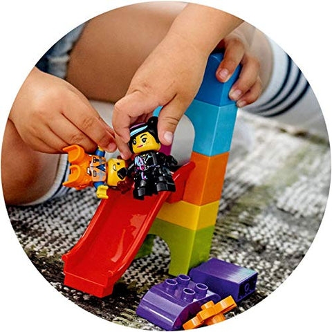 LEGO DUPLO THE LEGO MOVIE 2 Emmet and LucyÃƒÂ¢Ã¢â€šÂ¬Ã¢â€žÂ¢s Visitors from the DUPLO Planet 10895 Building Bricks, 2019 (53 Pieces)