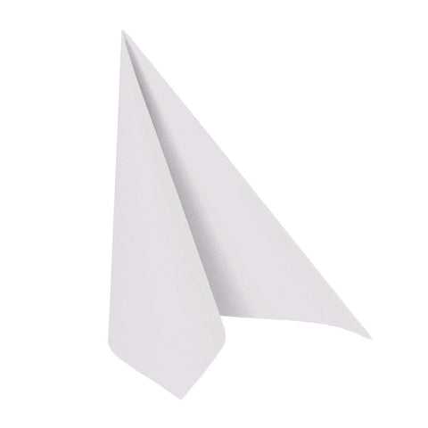 Papstar Royal Collection 11622 Serviettes with 1/4 Fold 40 x 40 cm White Pack of 50