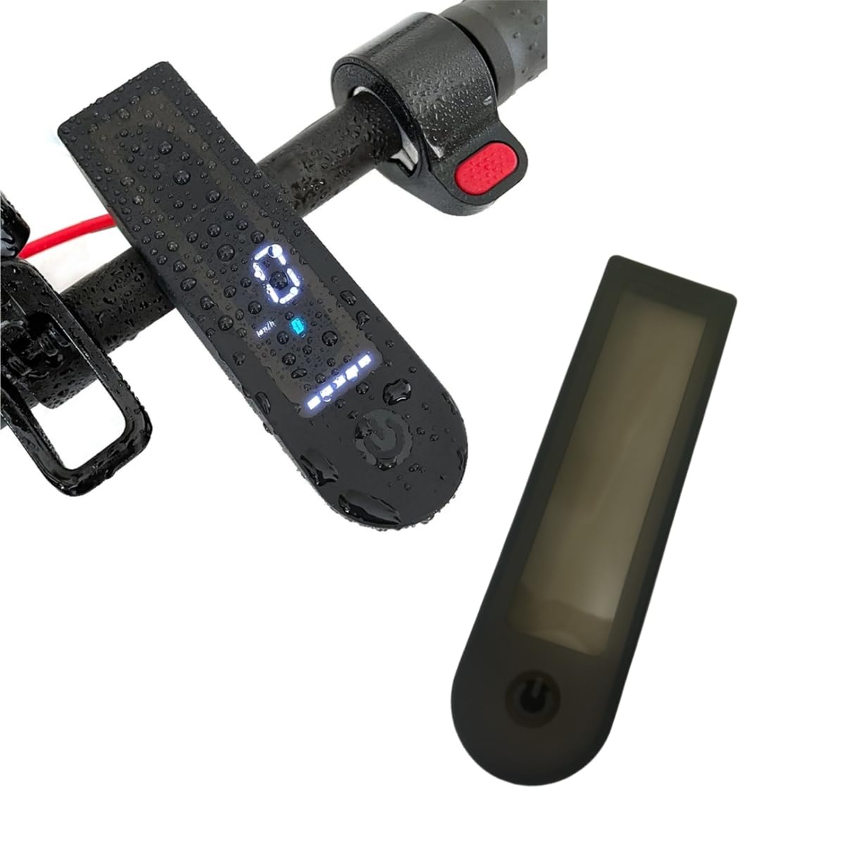 YQQXCY Pack of 2 Rain Covers for Display, Universal Circuit Board Dashboard Waterproof Silicone Protective Case for Xiaomi/M365/Pro Accessories for Electric Scooter