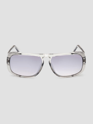 Quincy Plastic Aviator Sunglasses