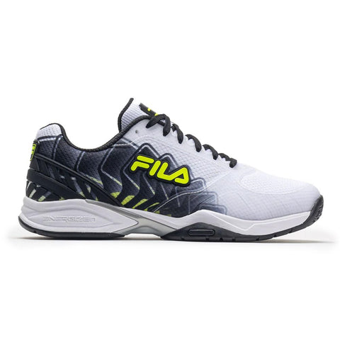Fila Mens Volley Zone Pbf Sneaker, Wht/Blk/Sfty, 9