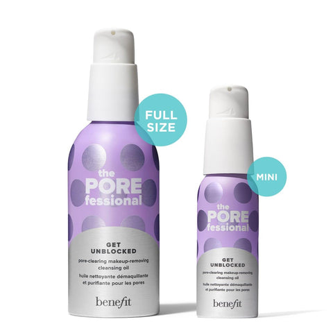 Benefit Cosmetics Mini The POREfessional Get Unblocked Makeup-Removing Cleansing Oil 1.5 oz / 45 mL