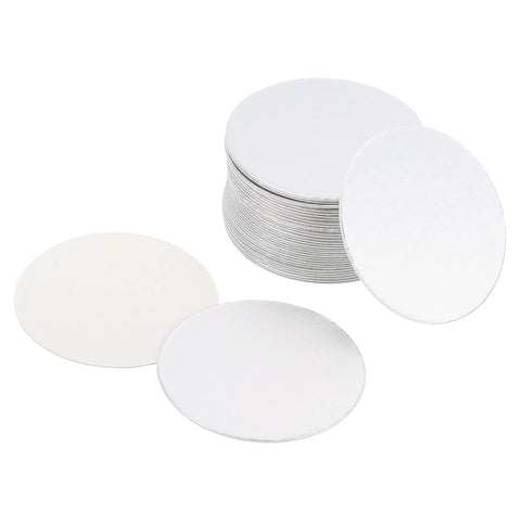 PATIKIL 38mm/1.5" Aluminum Foil Cap Liner, 75 Pack Resistant Tamper Induction Heat Sealer Sealing Liners for PE Plastic Bottle Jar Lid