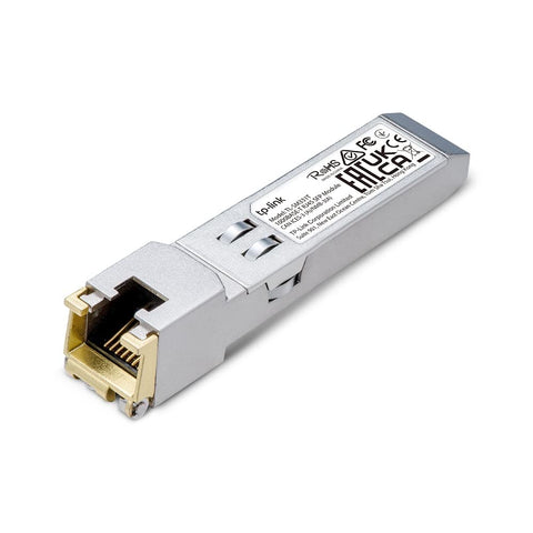 TP-Link TL-SM311T 1G SFP to RJ45 Mini Gbic Module - 1000Base-T Copper Transceiver Compatible for Switches with SFP Ports, Plug and Play, Robust Metal Housing