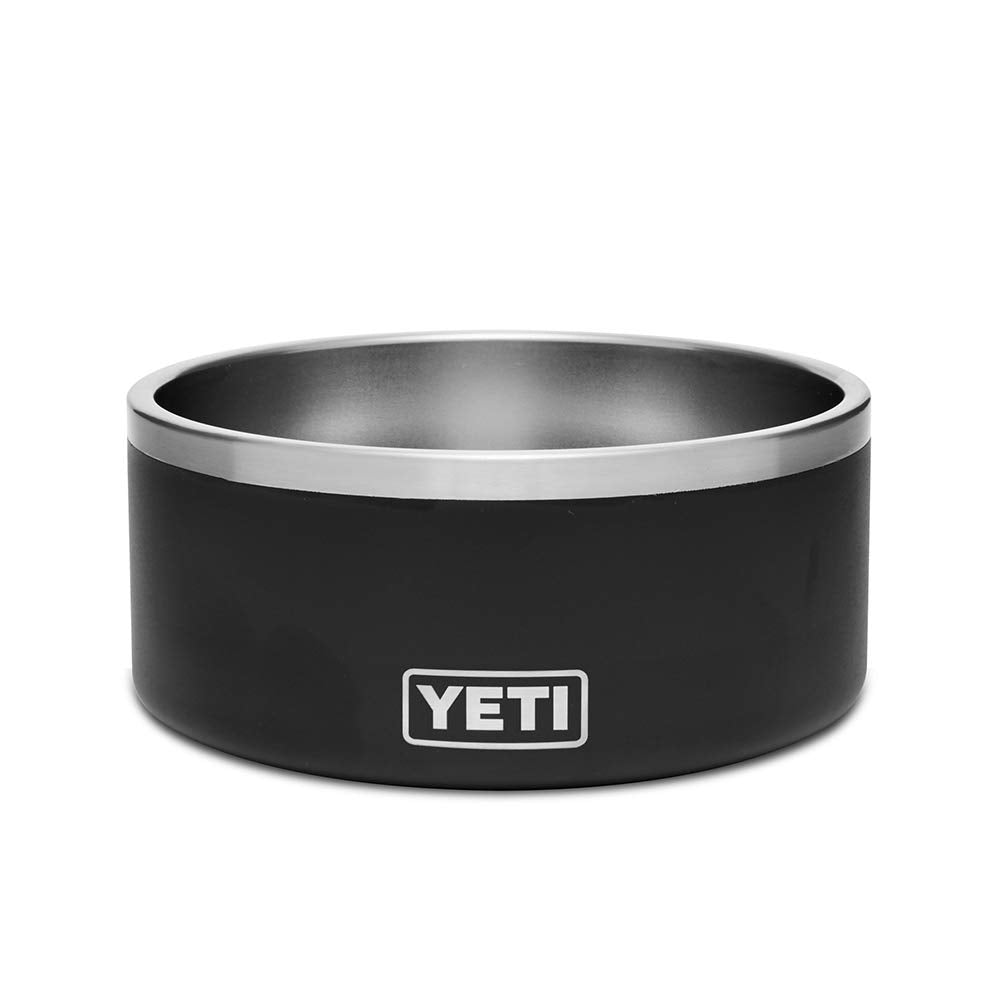 YETI Boomer, Stainless Steel, Non-Slip Dog Bowl, Black, 8