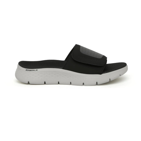 Skechers Men's Go Walk Flex Sandal-Sandbar, Black, 13