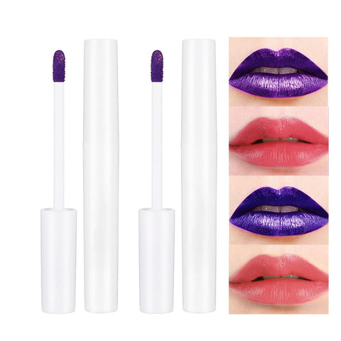 CAKAILA 2Pcs Lip Stain Peel Off Kit,Matte Magic Lip Stain Tint Long Lasting Lip Gloss Sets Peel Off Colored Colors,Nonstick Cup Tear-off Peel Off Lipsticks Makeup for Women Girls