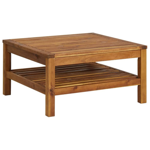 vidaXLSolid Acacia Wood Coffee Table Home Living Room Furniture Accessories Outdoor Garden Wooden End Sofa Accent Couch Side Desk Table