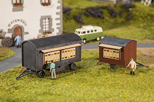 Faller 180385 2 Beekeeper's Trailers Scenery and Accessories