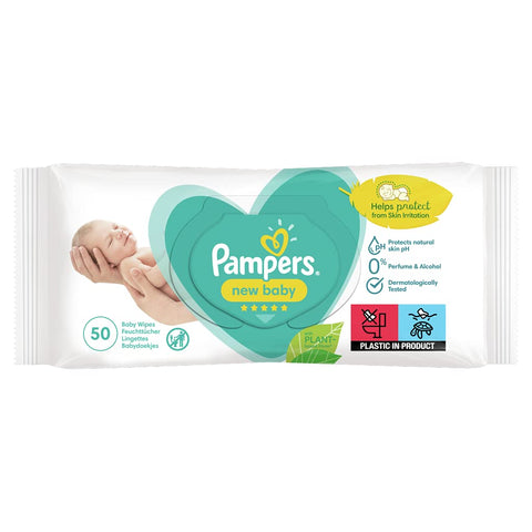 Pampers New Baby Sensitive Baby Wipes, 50 Wipes