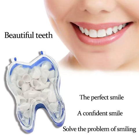 Generic ""Teeth Beauty Solution | Convenient and Portable | for Upper Teeth, Repairing Broken Teeth, Bright Smiles | Teeth Reshaping & Temporary Fix"", White