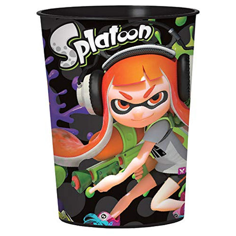 Splatoon Plastic Favor Cup - 16 oz. | Multicolor | 1 Pc.