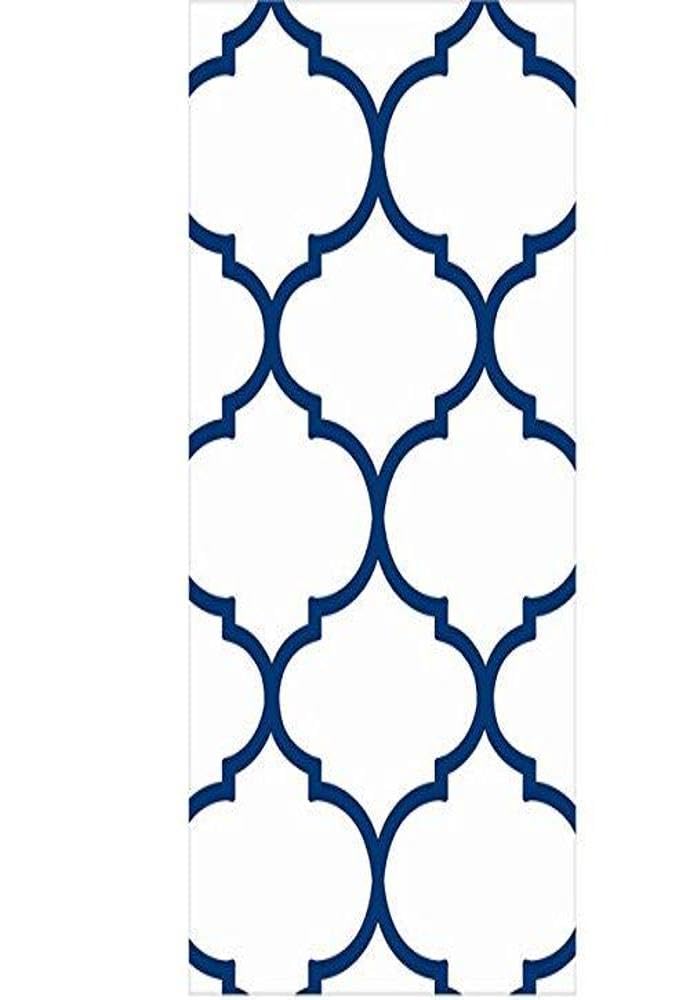 Party Ready Lattice Guest Towels Tableware, Bright Royal Blue, Paper , 4" X 7", Pack Of 16
