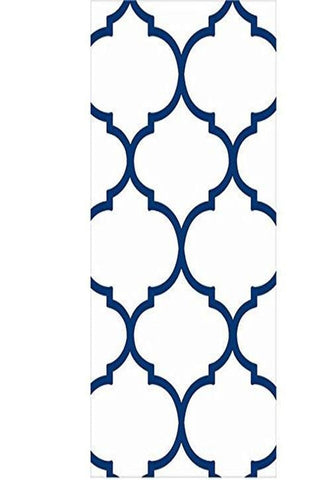 Party Ready Lattice Guest Towels Tableware, Bright Royal Blue, Paper , 4" X 7", Pack Of 16