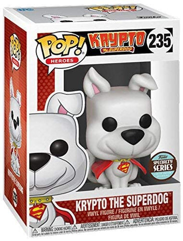 Funko Pop! DC Heroes: Specialty Series - Krypto The Superdog Vinyl Figure (Includes Compatible Pop Box Protector Case)