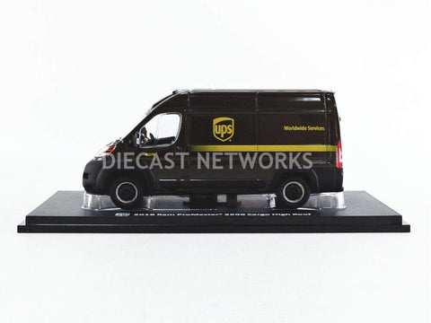 Greenlight 86156 1: 43 2018 Ram Promaster 2500 Cargo High Roof - United Parcel Service (Ups) Worldwide Services - New Tooling, Multi