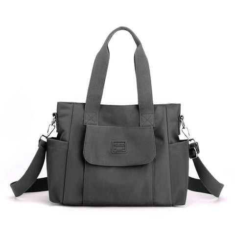 YANAIER Multi-Pocket Tote Bag Handbag Women Hobo Shoulder Bag Casual Crossbody Purses for Work Shopping Travel Dark grey