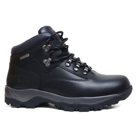 Northwest Territory Inuvik Men's Hiking/Walking Leather Waterproof High Rise Boots (Black Grey Blk, numeric_10)
