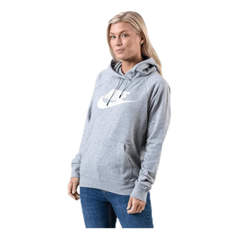 Nike Women's Sportswear Essential Hoodie (M, Grey Heather)
