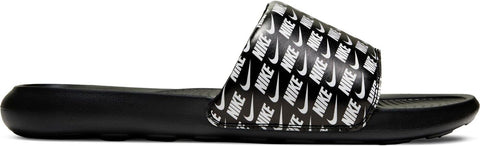 Nike mens Victori One Slide Print Style Cn9678, Black/White-black, 11