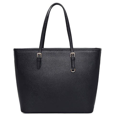 Women Tote Bag Black Handbag: Ladies Handbags Shoulder Bags Large Faux Leather Designer Handbags Top-Handle Bags Purse with zip Fashion Big Hand Bags Compartments Shopper Bag for School Work Casual