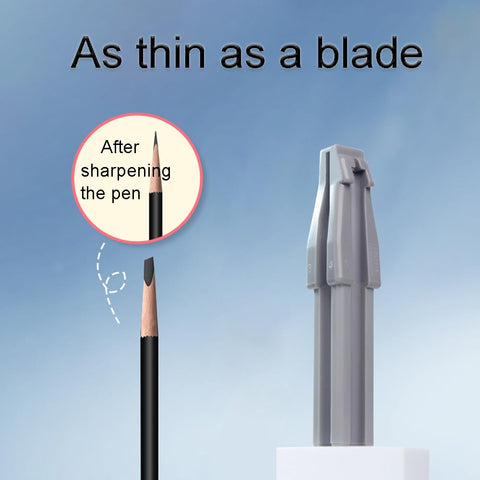 1 Pc 3 in 1 Eyebrow Pencil Sharpener, Duckbill-Shape Eyebrow Sharpener Auxiliary Tool for Waterproof Peel Off Brow Pencils for Beginners and Professional