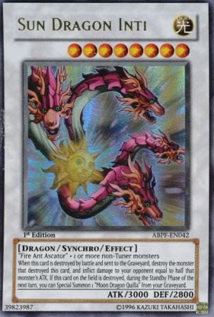 Yu-Gi-Oh! - Sun Dragon Inti (ABPF-EN042) - Absolute Powerforce - Unlimited Edition - Ultra Rare