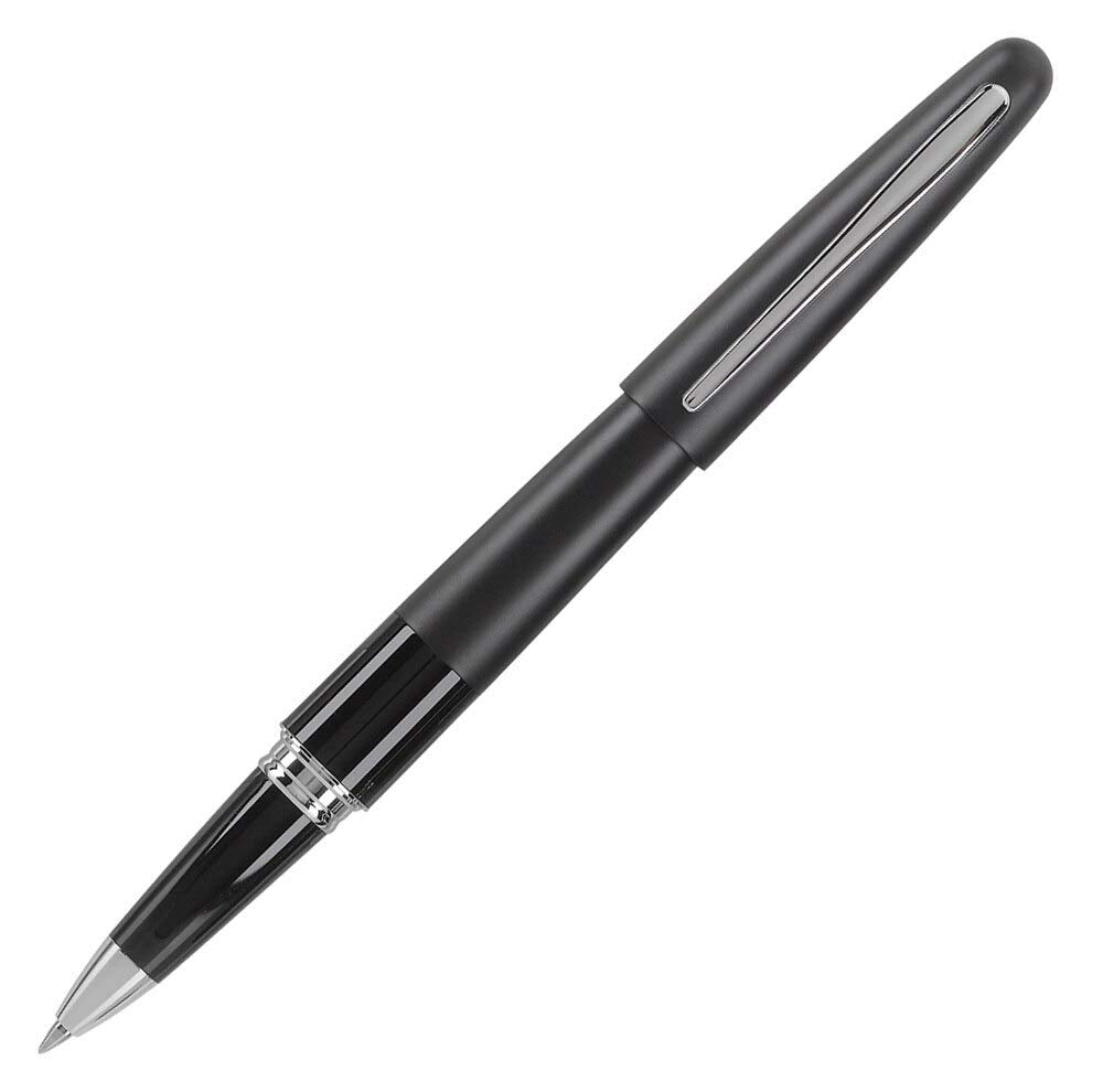 PILOT Metropolitan Collection Gel Roller Pen, Black Barrel, Classic Design, Fine Point, Black Ink (91207)