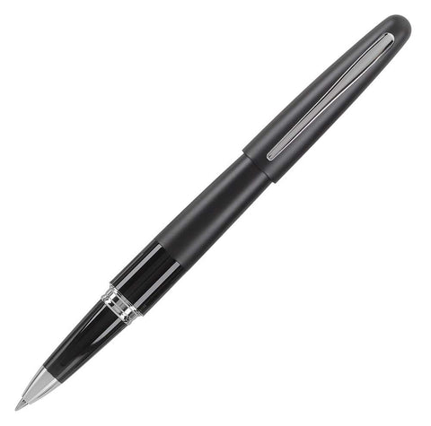 PILOT Metropolitan Collection Gel Roller Pen, Black Barrel, Classic Design, Fine Point, Black Ink (91207)