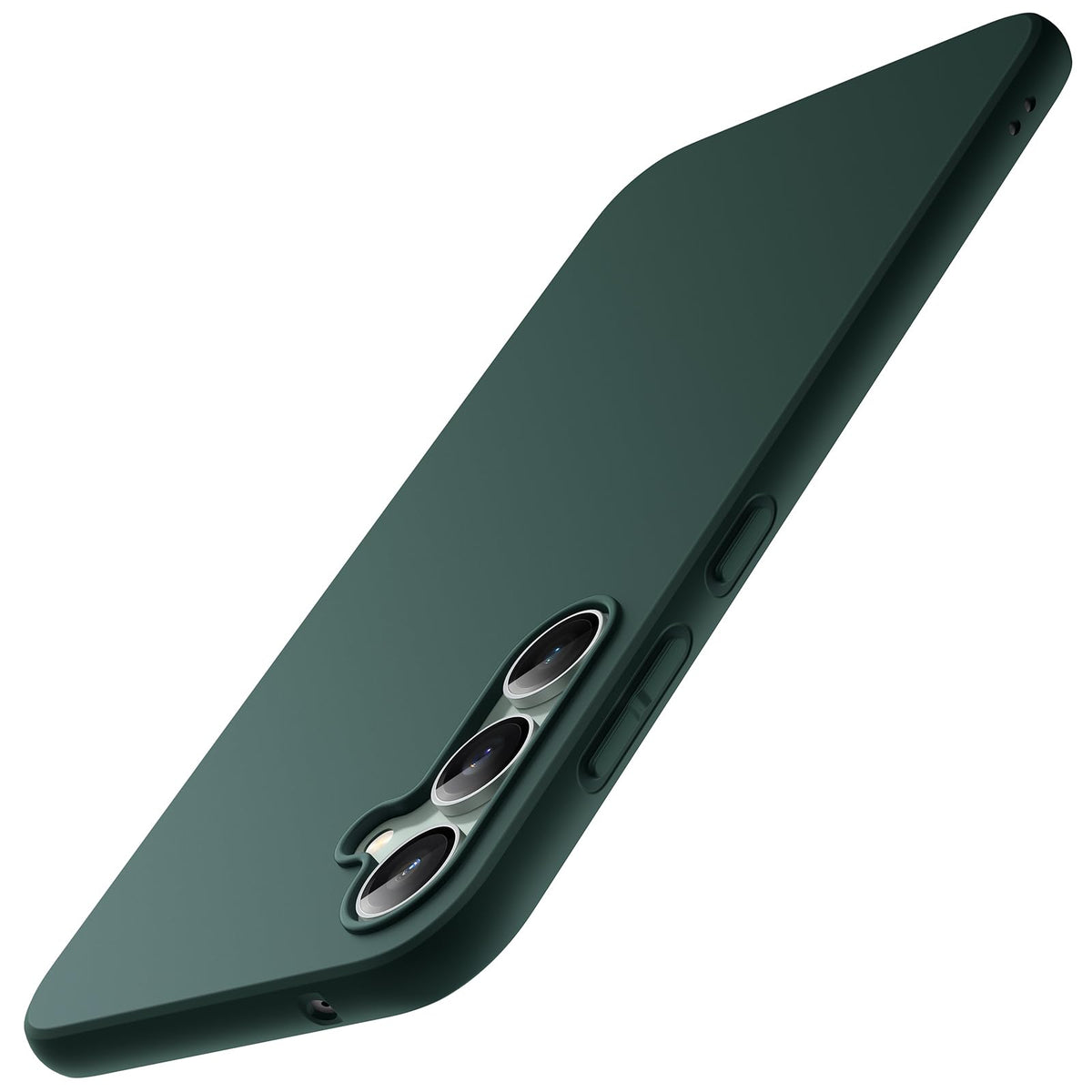 JETech Slim Fit Case for Samsung Galaxy S23 FE 6.4-Inch, Flexible Soft TPU Shockproof Thin Phone Cover with Matte Finish (Midnight Green)