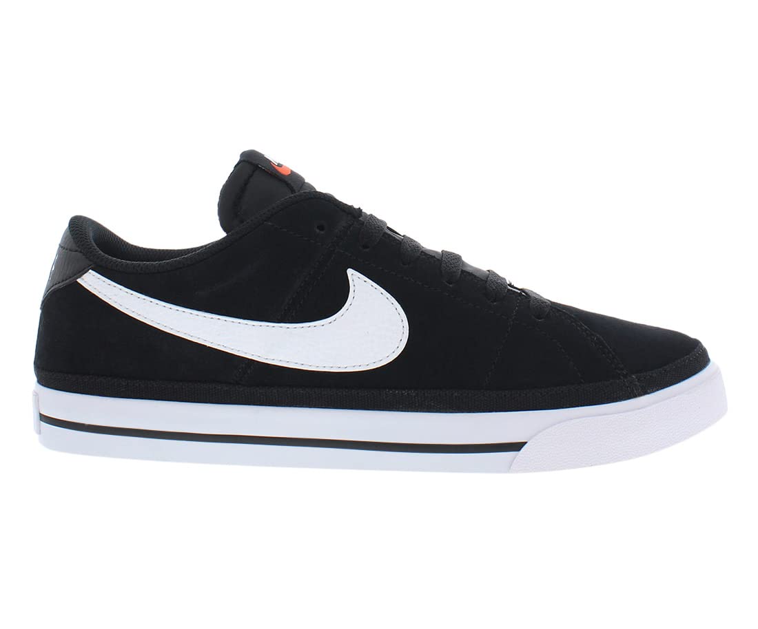 Nike Mens Court Legacy Suede Sneaker, BLACK/WHITE-GUM LIGHT BROWN, 8 UK (8.5 US)