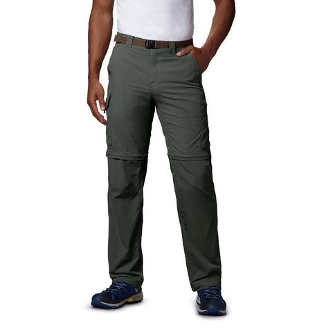 Columbia Mens Ridge Silver Ridge Convertible Pant, Gravel, 38W x 36L US