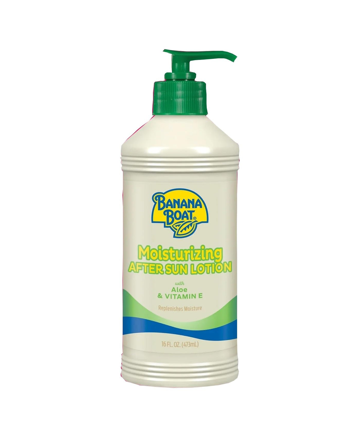 Banana Boat Moisturizing Aloe After Sun Lotion Pump, 16 Fluid Ounce - 12 per case.