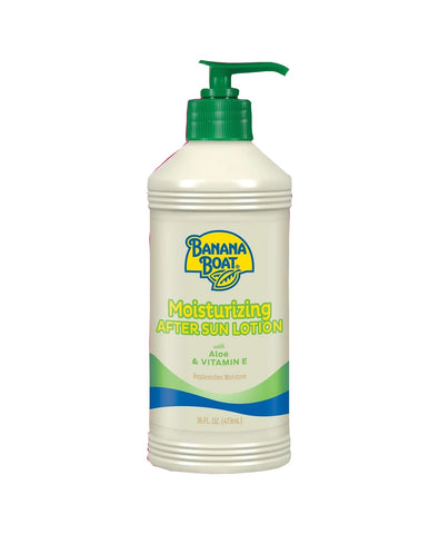 Banana Boat Moisturizing Aloe After Sun Lotion Pump, 16 Fluid Ounce - 12 per case.