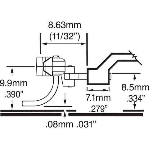 HO NEM 362 Coupler, 11/32" Center (2pr)