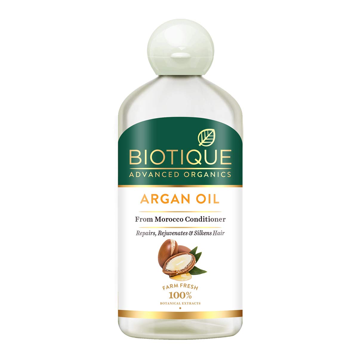 Biotique Argan Hair Oil from Morocco Non Sticky Hair Oil , 200 ml | Frizz - Free & Stonger Hair , Da