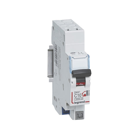 Legrand BP 30076 dnx3 Circuit Breaker 1P + NG C10 4500 A - 1 module