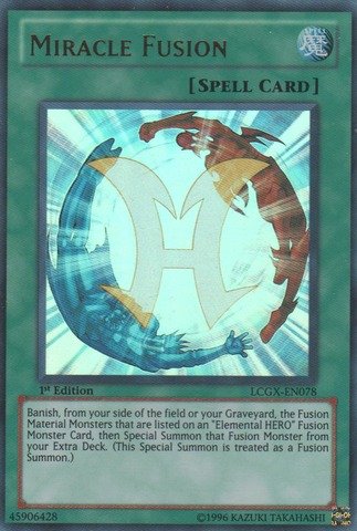 Yu-Gi-Oh! - Miracle Fusion (LCGX-EN078) - Legendary Collection 2-1st Edition - Ultra Rare
