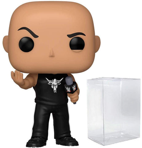 Funko Pop! WWE The Rock #78 Pop Vinyl Figure (Bundled with EcoTek Protector to Protect Display Box)
