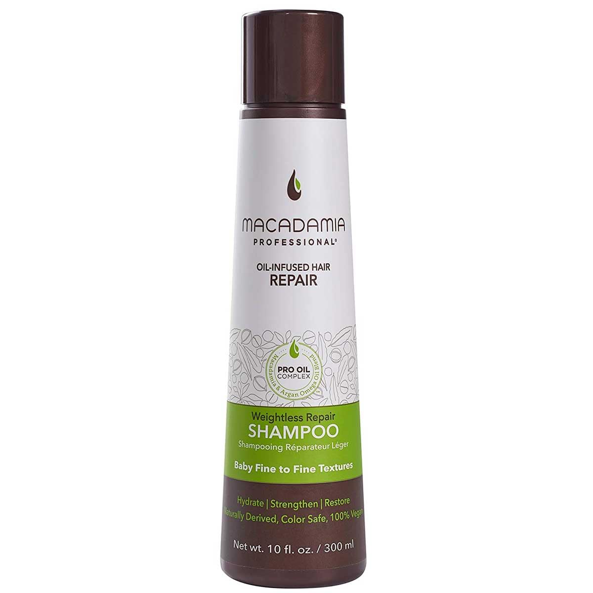 Macadamia Professional Hair Care Sulfate - Paraben Repair Hair Shampoo, Sheer Pecan, 10 Fl Oz
