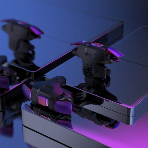 Hemobllo 1 Pair Gamepad Assist Game Trigger for Phone Game Controller Hand Grip Sensitive Aim Trigger Phone Game Trigger Aim Fire Trigger for Phone Metal Plastic Three Generations