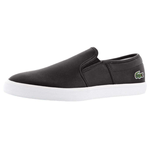 Lacoste Men's Tatalya Leather Slip on, White, 9.5