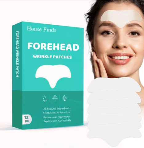 Generic Forehead Wrinkle Patches 12Pcs - Anti Wrinkle Patches | Advanced Forehead Wrinkles Treatment with Aloe, Collagen, and Vitamin E | Face Tape for Wrinkles