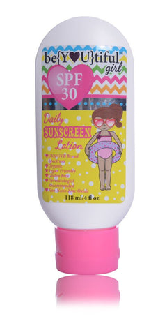 BeYOUtiful Girl's Daily Sunscreen Lotion SPF 30